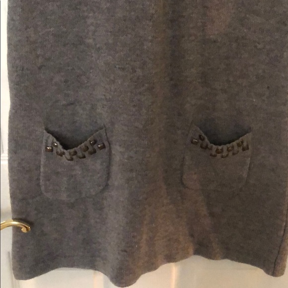 Grey Studded Sweater Dress - Picture 5 of 5